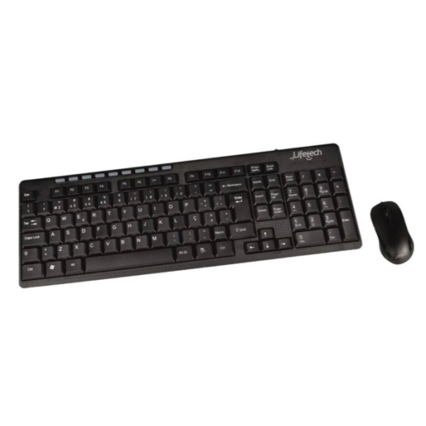 Kit Teclado + Rato Lifetech Basic Com Fios- LFBDL074