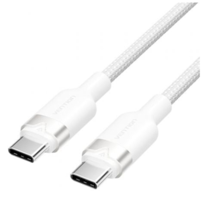 Cabo USB 2.0 Tipo-C 3A VENTION TRCWH 60W/ 480Mbps/-1m