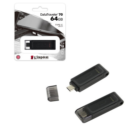 Pen Drive Kingston DataTraveler 70 64GB USB Type-C 3.2 Gen 1-DT70/64GB