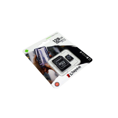 Cartão de Memória Micro SD Kingston 128GB Canvas Select Plus C/ Adaptador-SDCS2/128GB
