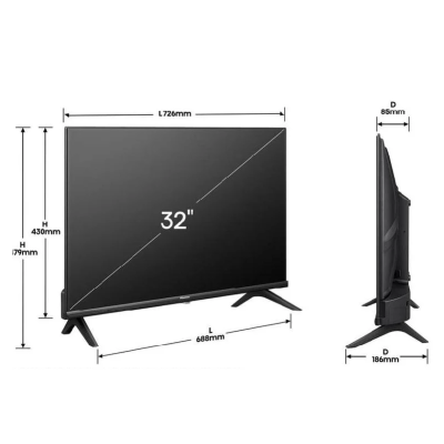 TV HISENSE 32A4Q (LED – 32’’ – 81 cm – HD – Smart TV)