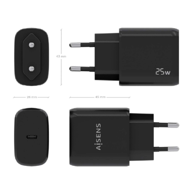 AISENS A110-0759 (Carregador 25W USB-C + USB-A)