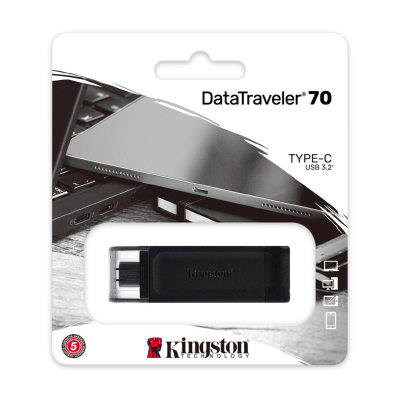 PEN DRIVE KINGSTON 256GB USB-C 3.2 DATATRAVELER 70