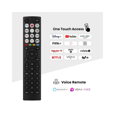 LED TV HISENSE 43" 4K HDR10 SMART TV VIDAA U7.6