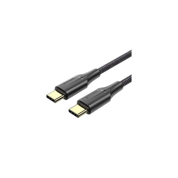 VENTION TAUBH – Cabo USB 2.0 Tipo-C Macho-Macho, 2m, Preto